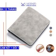Ví Da Nam Cao Cấp Vicenzo Trẻ Trung Form Mẫu Bealry