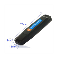 USB Flash Drive Digital Audio Recorder Dictaphone USB Voice Pen Portable U Disk Maximum Support 32GB Memory Card