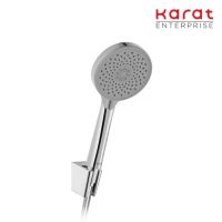 ( Promotion+++) คุ้มที่สุด Karat Faucet ฝักบัวสายอ่อนปรับน้ำ 3 ระดับ ขนาด 11.5 ซม. พร้อมสายสแตนเลส 304 รุ่น KS-44-233-50 ราคาดี ฝักบัว ฝักบัว แรง ดัน สูง ฝักบัว อาบ น้ำ ฝักบัว rain shower