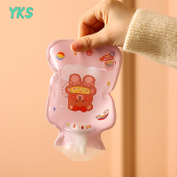 ?【Lowest price】YKS ขวดน้ำร้อนน่ารักแบบพกพาขนาดเล็กโปร่งใสการ์ตูนอุ่นถุงน้ำ