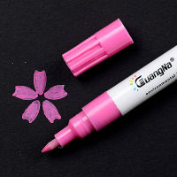 【☸2023 New☸】 zangduan414043703 0.ปากกาปากกามาร์กเกอร์สี7มิลลิเมตรอคลิลิคปากกาสีสำหรับทำหินเซรามิกแก้วอย่างละเอียดแก้วพอร์ซเลนผ้าไม้