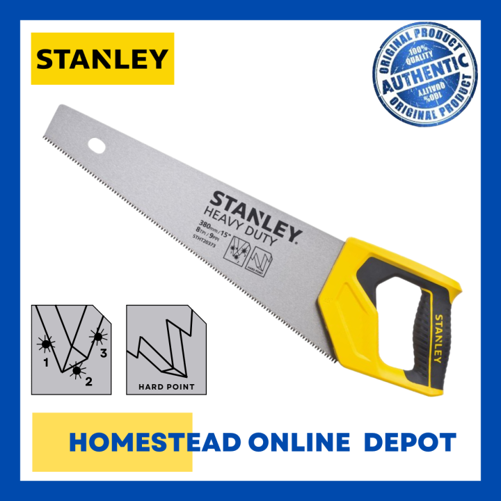 STANLEY Heavy Duty Hand Saw for Wood Original Stanley Handsaw Handle