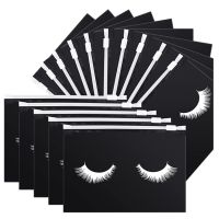 50 Pieces Eyelash Bags Lash Bags for Aftercare Bags Eyelash Makeup Bags with Zipper for Women