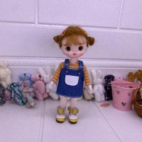 18 Mini BJD Dolls Cute Makeup Movable Joints Bebe Reborn Fashion Suit Princess Clothes Accessories 17CM Doll for Girl DIY Toy