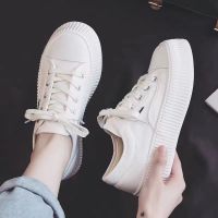 ♦™ↂ  High help canvas shoes female increased 2023 new thick bottom biscuits ins tide joker niche small sweet wind board shoes