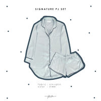 Panche Sleepwear -  ชุดนอนรุ่น Signature สี Steel