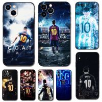 Black tpu case for iphone 14 13 12 11 mini pro MAX 5 5s se 2020 6 6s 7 8 plus x 10 XR XS cover M-Messi  Screen Protectors