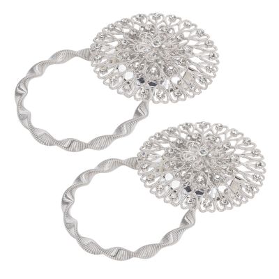 【CW】 Magnetic Curtain Tiebacks Sparkling Buckle for Office Decoration