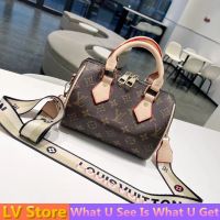 (พรีเมี่ยม Qualitly) LV Speedy กระเป๋าถือสลิงกระเป๋าสำหรับผู้หญิงและผู้ชายในการขายเดิมแท้2022ใหม่แฟชั่นเกาหลีความจุขนาดใหญ่ซิปธุรกิจกระเป๋าข้ามร่างกายกระเป๋ากระเป๋าสะพาย LV Monogram จับกระเป๋าโทรศัพท์กระเป๋าคลัทช์กระเป๋ากระเป๋าเครื่องสำอางกระเป๋าช้อปปิ้ง