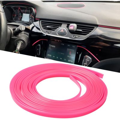 ► Car Decorative Trim Strips Styling Auto Accessories Interior Exterior Moulding Strip Line Pink And Purple Color