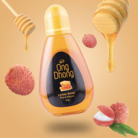 OngDhong Lychee Honey (Squeeze Bottle) 500g น้ำผึ้งอองตอง น้ำผึ้งลิ้นจี่ (ขวดบีบ) 500 กรัม