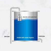 1/2 3/4 1inch Floating Ball Valve Durable Automatic Water Level Control Valve Waterproof Heat-resistant for Kitchen Stove Faucet