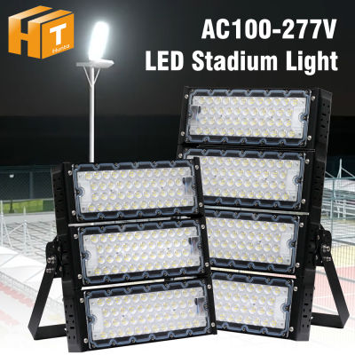ใหม่ในสต็อก โคมไฟสนามกีฬา AC100-277V LED ความสว่างสูงและพลังงานสูง IP66 กันน้ำ 600W/800W LED โคมไฟสนามกีฬา โรงละคร อุโมงค์ สะพานจราจร โคมไฟ