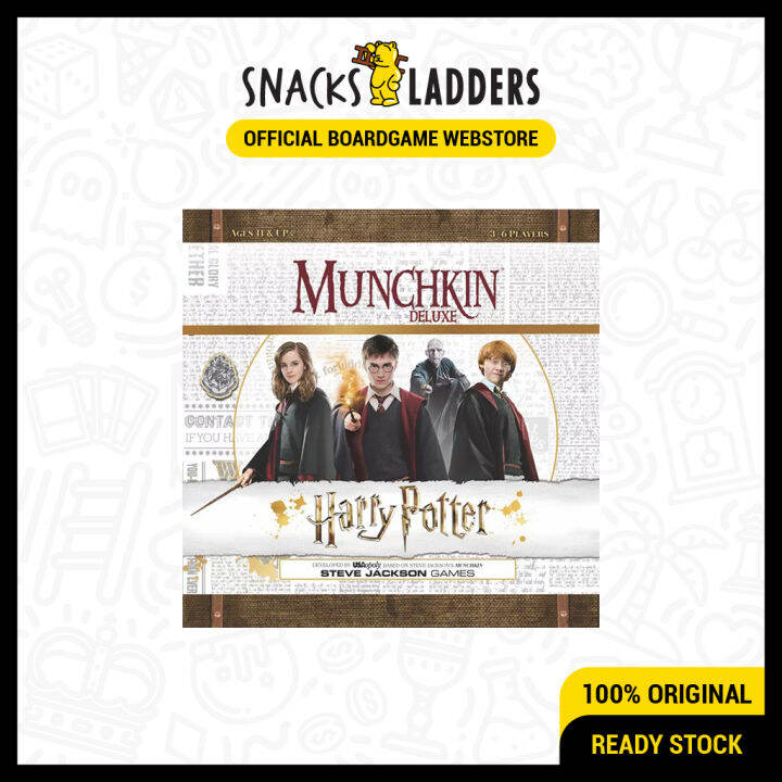 [Snacks & Ladders] Munchkin Harry Potter Deluxe (EN) | Lazada