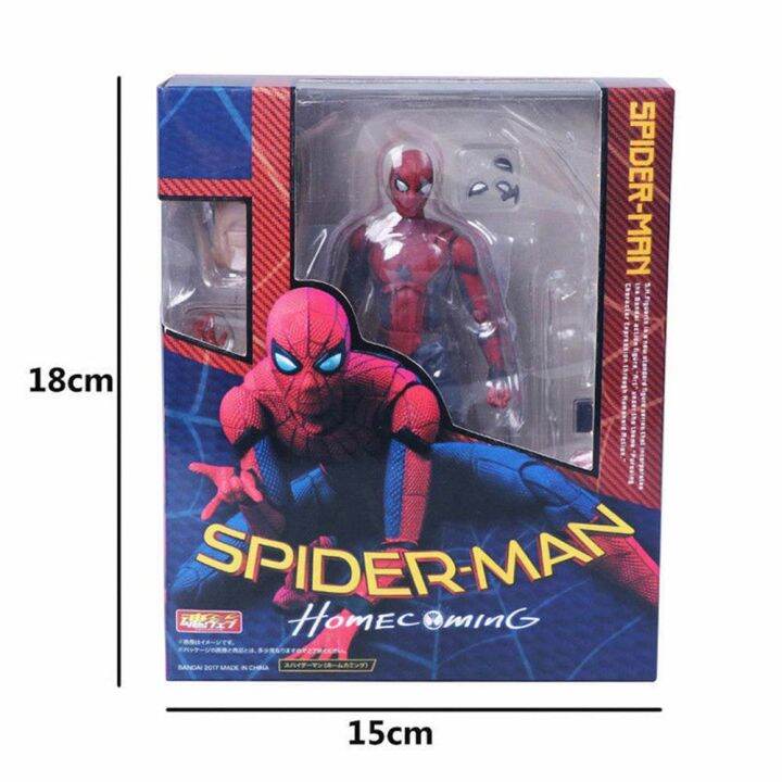 homecomingตุ๊กตาขยับแขนขาได้spider-man-collectible-pvcของขวัญของเล่นแบบจำลองใหม่