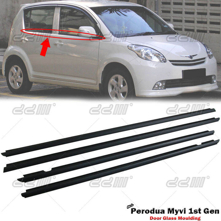 [Local Ready Stock] Perodua Myvi 20052011 Door Window Trim Moulding