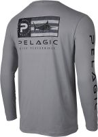 PELAGIC Stratos Icon LS เสื้อแขนยาวตกปลาประสิทธิภาพตกปลาป้องกันแสงแดด UF50 +