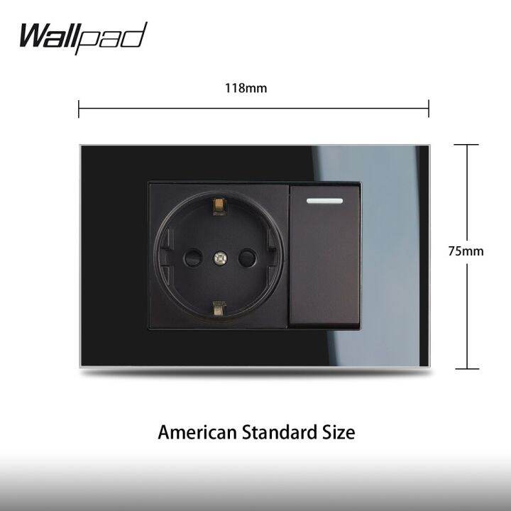 worth-buy-118-75มม-eu-1-gang-แผ่นผนังปลั๊กสวิตช์ไฟ-l3สีดำ-gl-แผง-au-us-1-2ทาง-push-on-interruptore-กับ-eu