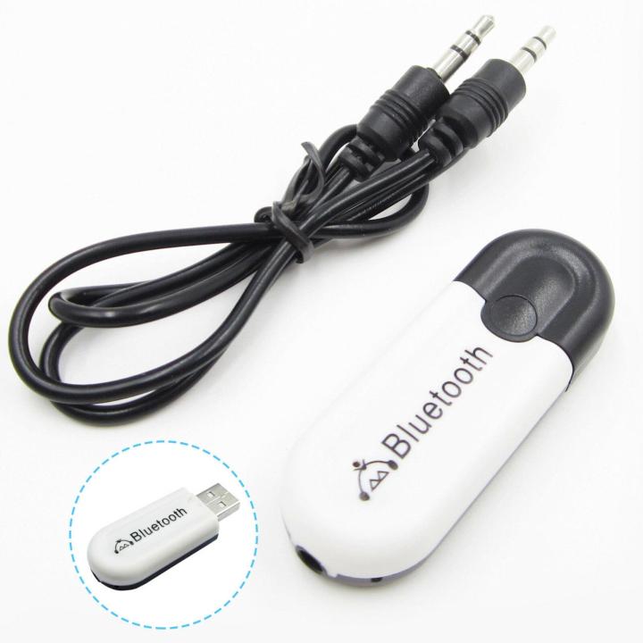 bluetooth-usb-บลูทูธมิวสิครับสัญญาณเสียง-3-5mm-แจ็คสเตอริโอไร้สาย-usb-a2dp-blutooth-4-0-เพลงเสียงอะแดปเตอร์สำหรับทีวี-รถ-หูฟัง-รุ่น-hjx-001