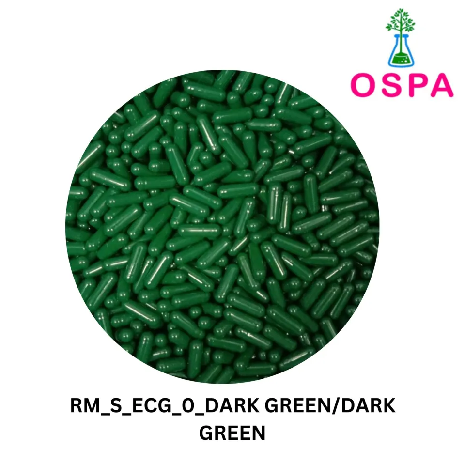 1000pcs Size 0 Dark Green/Dark Green OSPA High Quality Empty