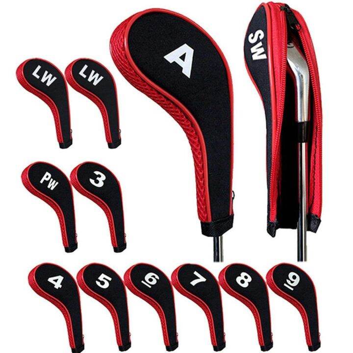 high-quality-12pcs-rubber-neoprene-golf-head-cover-golf-club-iron-putter-protect-set-number-printed-with-zipper-long-neck