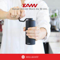 HILLKOFF : เครื่องบดมือหมุน YM60357 Manual Grinder: Black dia 50 mm, Hopper 25g