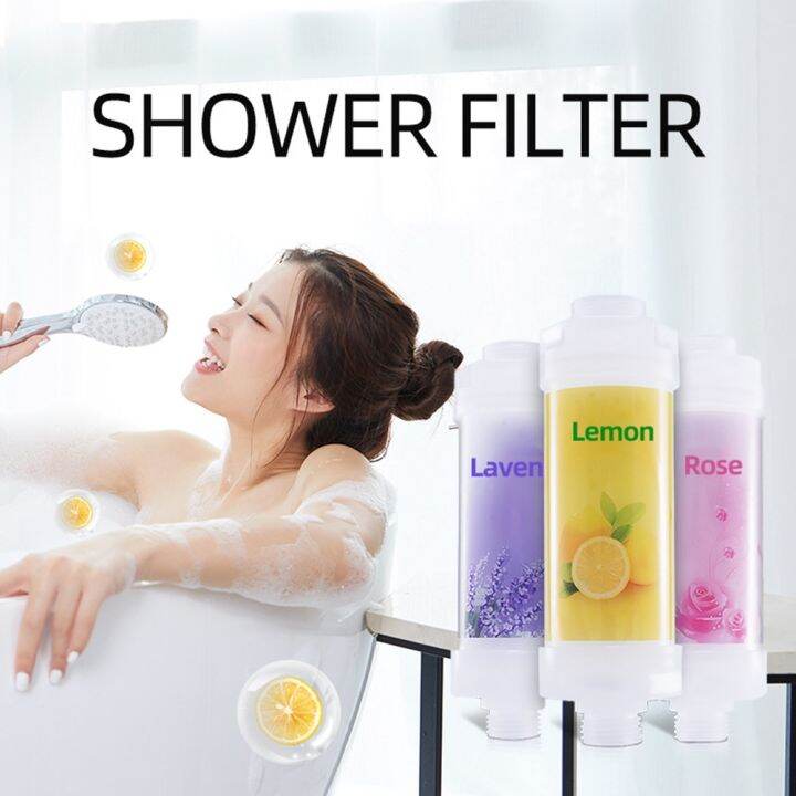 scented-shower-filter-chlorine-removal-softener-accessories-improve-hair-skin