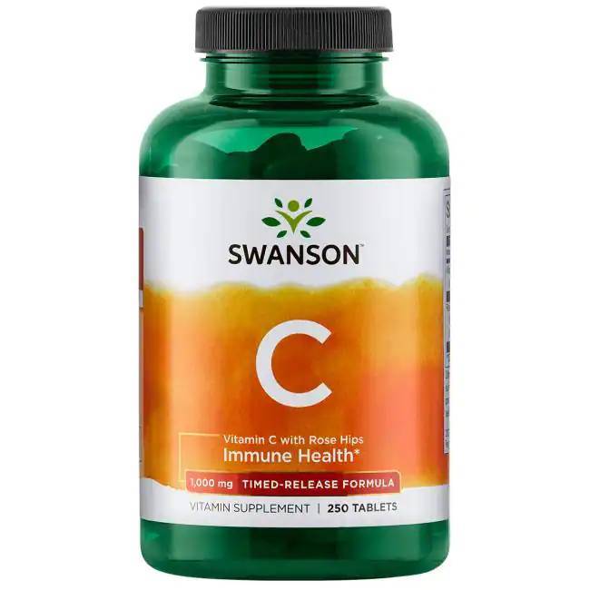 วิตามินซี-swanson-premium-vitamin-c-with-rose-hips-1-000-mg-timed-release-250-tablets