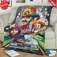 Smokey And The Bandit Snowman Kenworth Trans Am Blanket Wool   flannel blanket