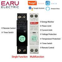 TUYA WiFi MCB Smart Circuit Breaker Over Current Under Voltage Protection Power Metering 1-63A Wireless Remote Control Switch Electrical Circuitry Par