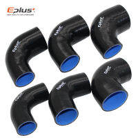 EPLUS Universal Silicone Tubing Hose Connector Intercooler Turbo Intake Coupler Hose 90 Degrees Multiple Sizes Black