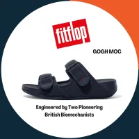 FITFLOP รองเท้าแตะชาย รองเท้าฟิฟฟอฟ GOGH MOC รองเท้าแตะแบบสวมผู้ชาย รองเท้าฟิฟฟอฟ Fitflop รองเท้าชาย