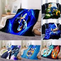 Supersonic mouse sonic sonic anime blanket childrens blanket air conditioner quilt coral blanket anime two-dimensional surrounding