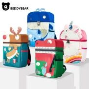Balo Beddy Bear Hàn Quốc cho bé mẫu giáo & tiểu học cặp sách hoạt hình