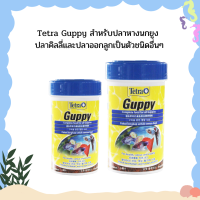 Tetra Guppy สำหรับปลาหางนกยูง ปลาคิลลี่และปลาออกลูกเป็นตัวชนิดอื่นๆ