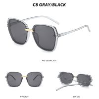 【HENGHA】【READY STOCK】Korean Fashion Design Candy Color Oversized Women Sunglasses Anti UV400