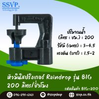 สปริงเกอร์ Raindrop รุ่น BIG-200 อัตราการจ่ายน้ำ 200 ลิตร/ชั่วโมง