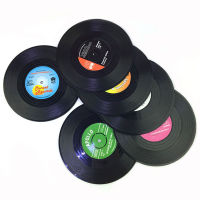 246pcs R Vinyl Record Cup Coaster Anti-slip Coffee Coasters Heat Resistant Music Drink Mug Mat Table Placemat Home Decor