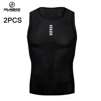 2022 Cycling Base Layer Sport Underwear White Cycling Undershirt Quick Dry Running Vest High Elastici Vest MTB Road Bike Jerseys