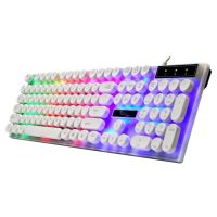 Mechanical Keyboard Wired 104 keys Keycaps Gaming Keyboards With RGB Backlight Usb for Tablet Desktop PC