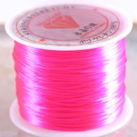 【YD】 2Rolls 0.5MM Beading Stretch Elastic Thread Cord Rectangle String for Jewelry Making 50M/Roll
