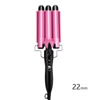 Professional Triple Barrel Hair Curling Iron เครื่องม้วนผมเซรามิคไข่ม้วนเครื่องมือจัดแต่งทรงผม Crimping Hair Iron Curler Irons