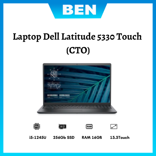 Dell Latitude 5330 13,3" FHD I5-1245U VPro – 16 Go RAM, 256 Go SSD, Windows 11 (Reconditionné)