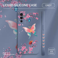 เคสโทรศัพท์สำหรับ Vivo V23 5G Vivo V23E V23E 5G เคสลายการ์ตูน5G นักบินอวกาศน่ารักเคสโทรศัพท์คลุมทั้งหมดปลอกซิลิโคนน้ำรูปแบบขอบสี่เหลี่ยมเคสปกป้องเคส