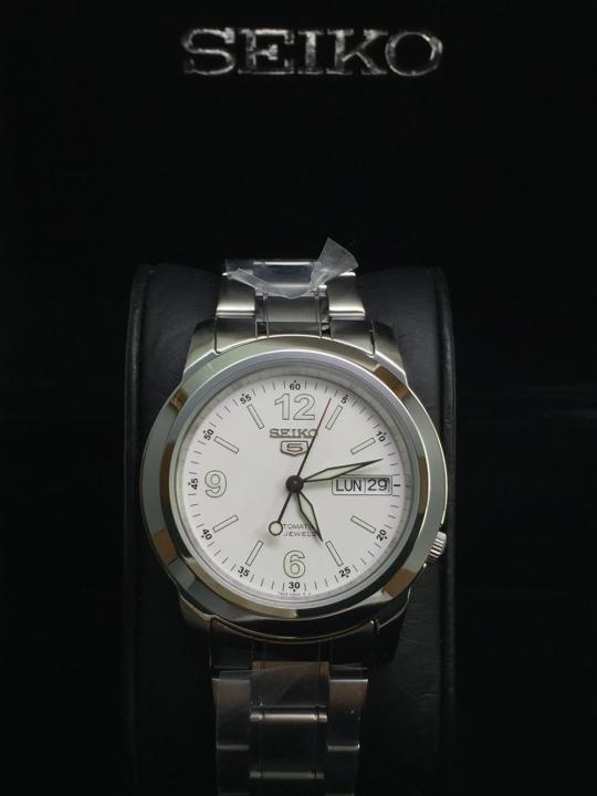 นาฬิกา-ไซโก้-ผู้ชาย-seiko-5-automatic-รุ่น-snke57k1-automatic-mens-watch-cafenalika