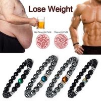 Hematite Magnetic Bracelet Man Weight Loss Bracelet Natural Stone Magnetic Bracelet Slimming Woman Health Care Therapy Jewelry