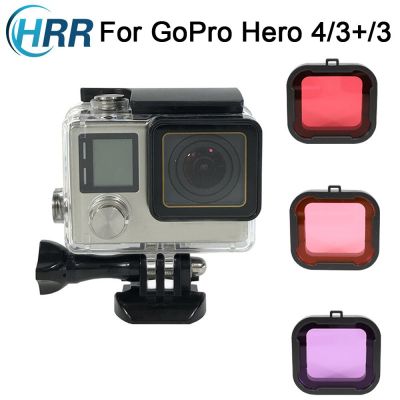 Waterproof Housing Case for GoPro Hero 4 3+ 3 Dive Protective Cover Shell for 60 Meters Underwater with Lens Filter Accessories