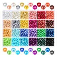 1680Pcs 6mm 24 Colors Round Beads with Holes for Jewelry Making Loose Spacer Beads for Jewelry Making