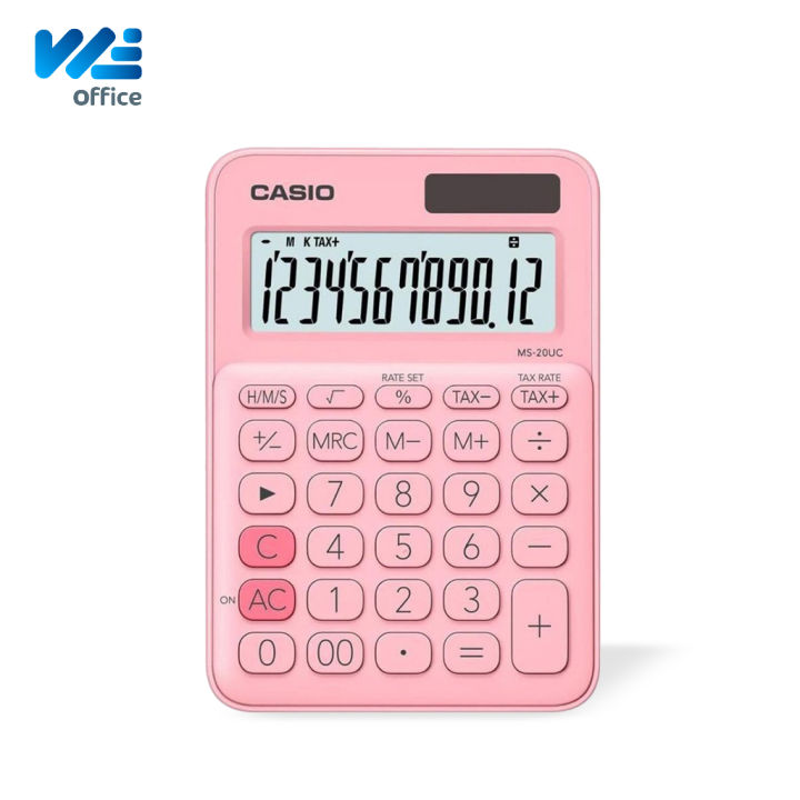 casio-คาสิโอ-เครื่องคิดเลข-12-หลัก-รับประกันศูนย์-รุ่น-ms-20uc