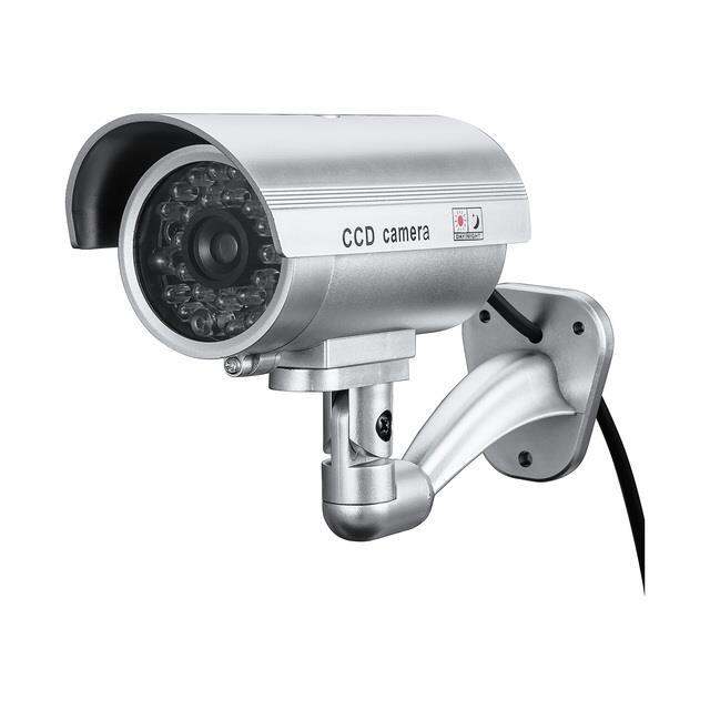 kerui-outdoor-fake-simulation-dummy-camera-cctv-home-surveillance-security-mini-camera-flashing-led-light-fake-camera-black